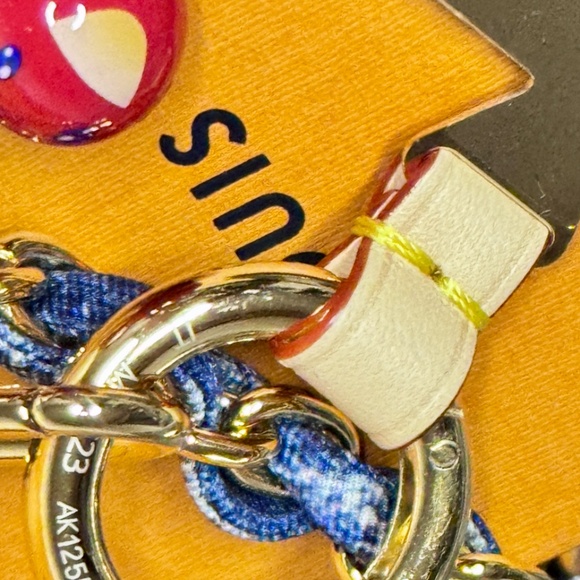 Louis Vuitton x Murakami Denim Cherry Phone Holder - Picture 6 of 11